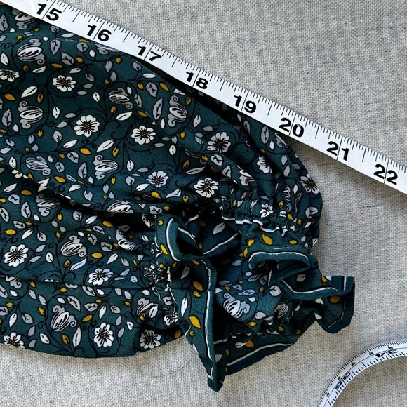 Max Studio Green Ditsy Floral Midi Dress Size Medium - Picture 9 of 13